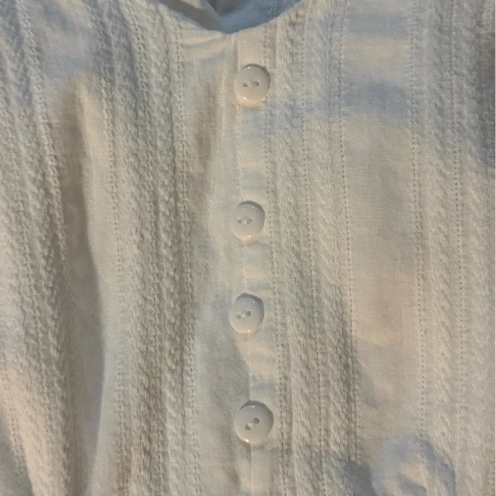 Ellison White Tiered Eyelet Midi Dress - Picture 7 of 10